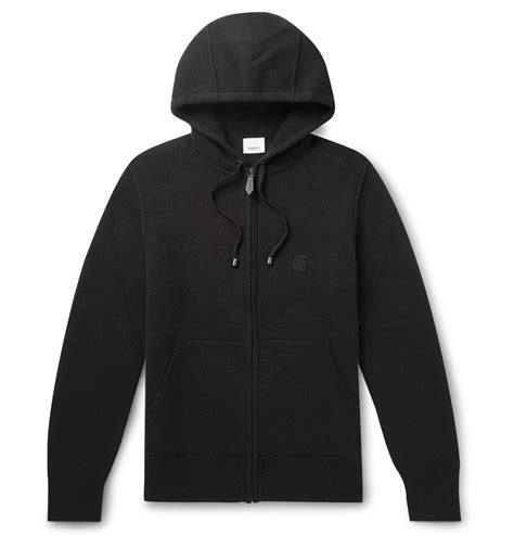 burberry casper hoodie|Cashmere Zip Hoodie in Black .